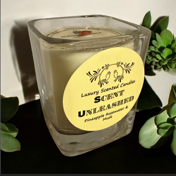 Pineapple Rosewater Candle - Cream - Picture 1 of 2